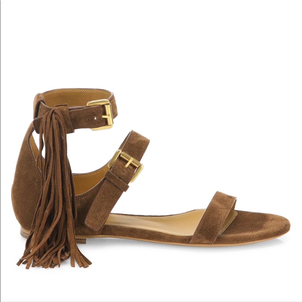 New Chloe Maya brown suede sandals size 37